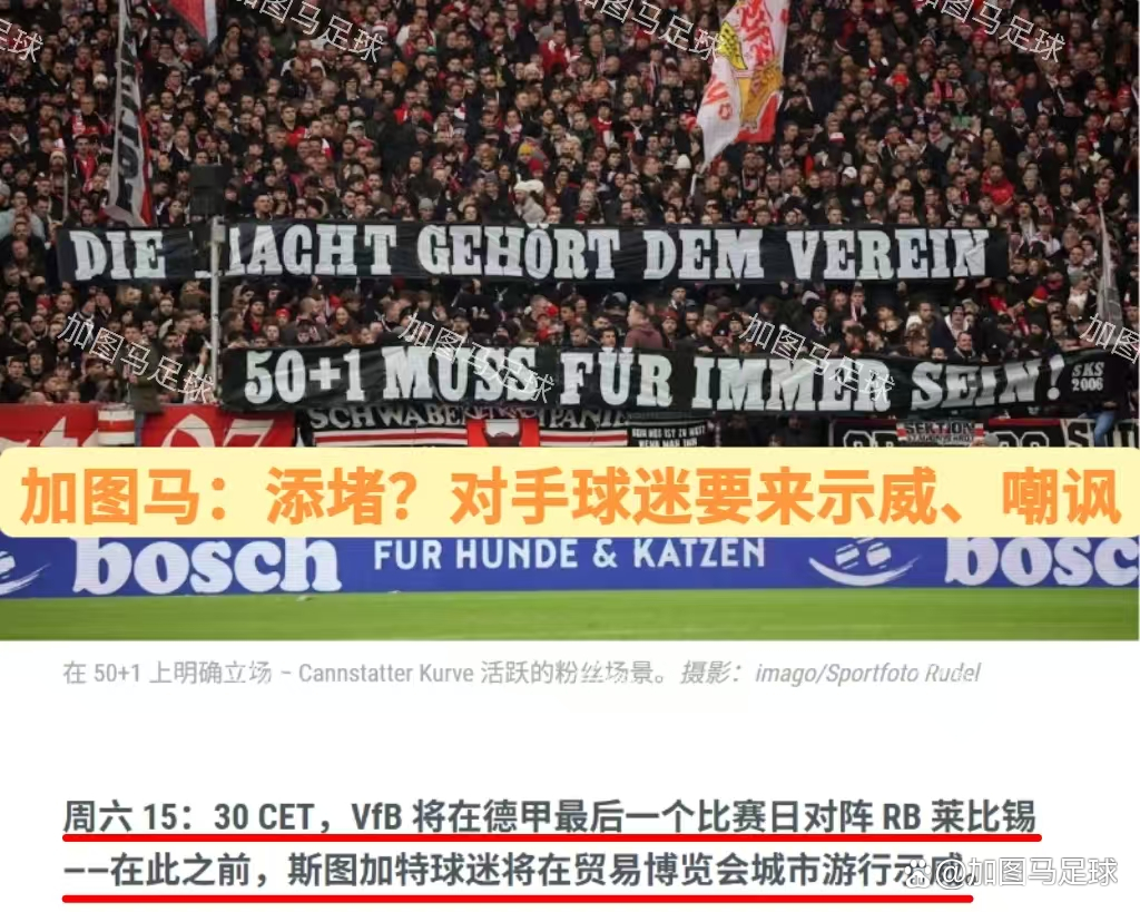 斯图加特逼平对手，德甲保级压力大增的简单介绍