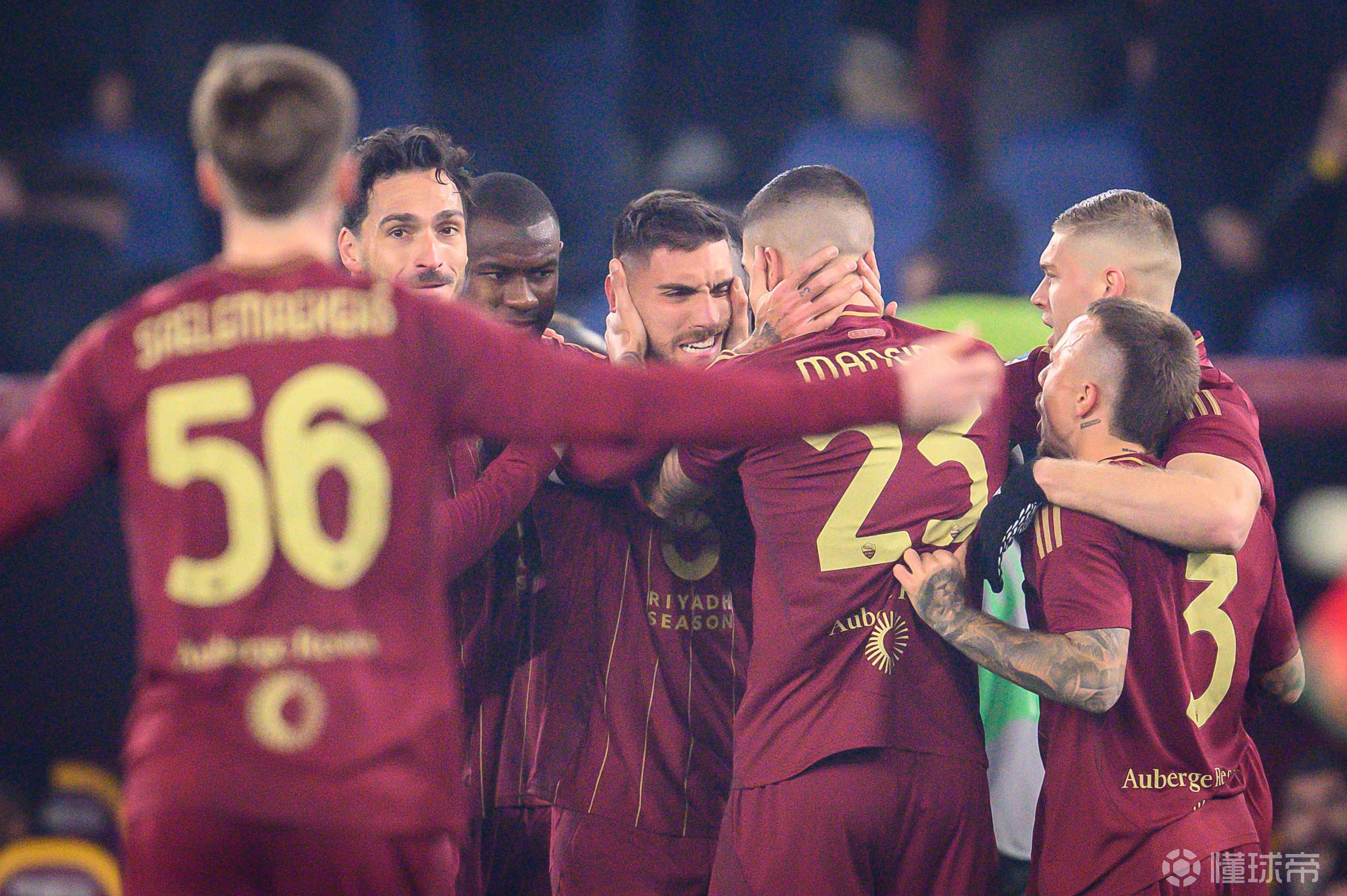 罗马击败波尔多，欧洲赛场波澜壮阔