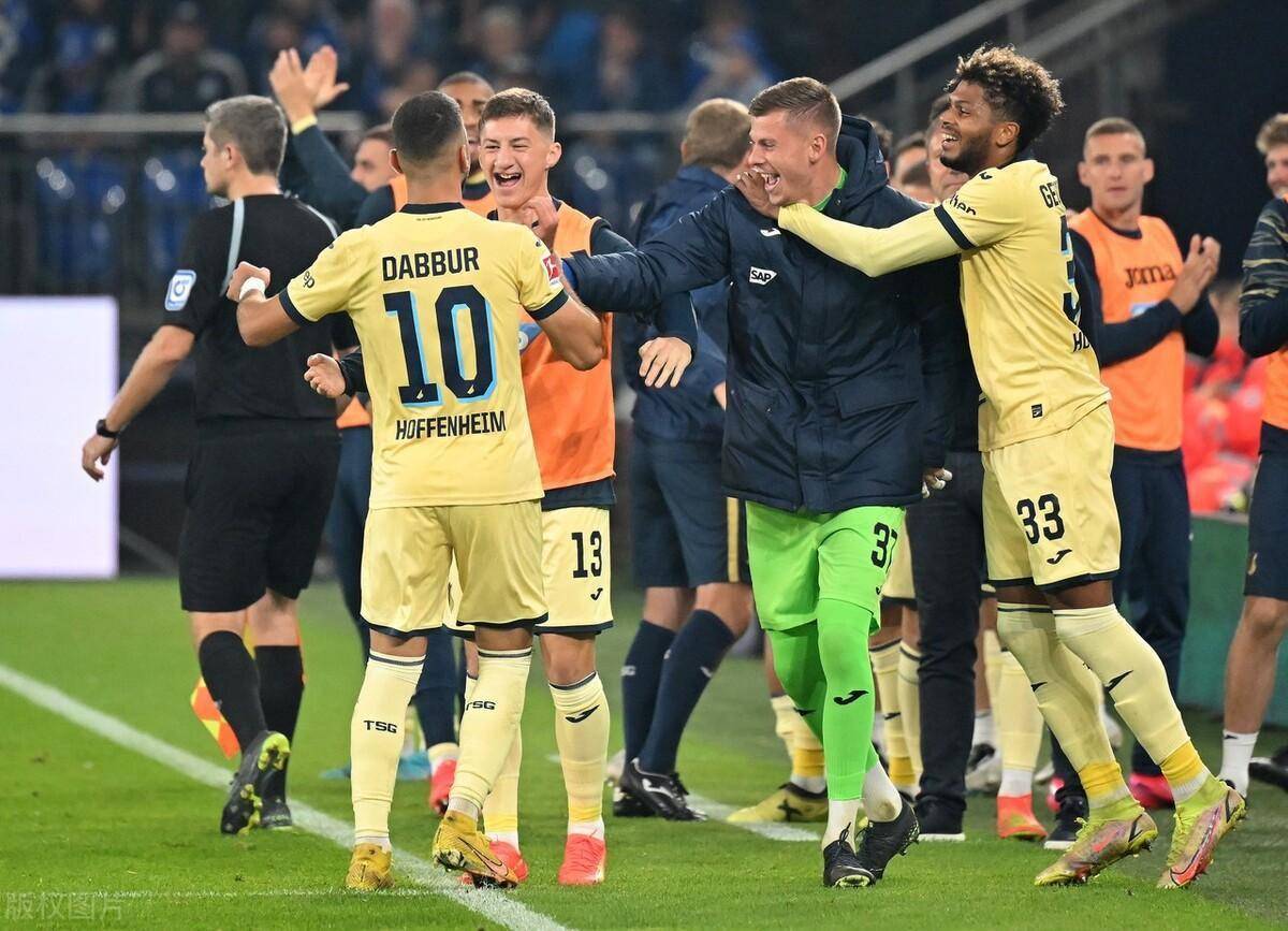 霍芬海姆主场大胜，横扫沙尔克登顶德甲积分榜