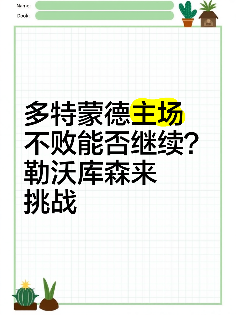 多特蒙德主场0-1不敌勒沃库森，遭遇两连败